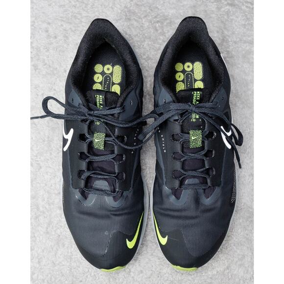 Nike Air Zoom Pegasus 39 Shield Black Green Running Shoes Mens 11 DO7625-002 - Picture 11 of 16
